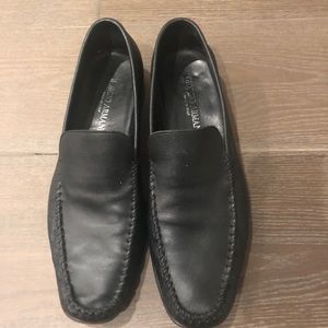 Giorgio Armani black loafers
